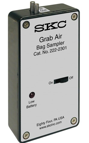 Grab air bag sampler